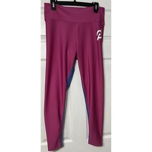 Women Peloton Show Up Rib athletic‎ performance leggings, XL Pink